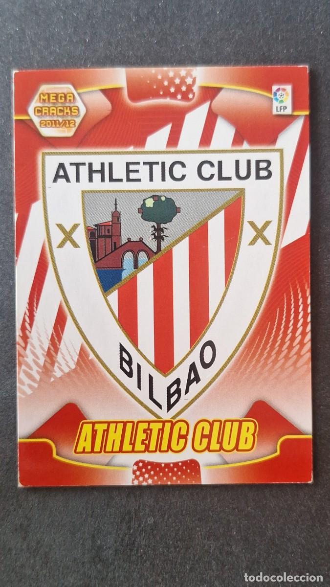 Cromos de F&uacute;tbol: L2 ESCUDO ATHLETIC CLUB DE BILBAO 1 PANINI MEGACRACKS 2011 2012 11 12