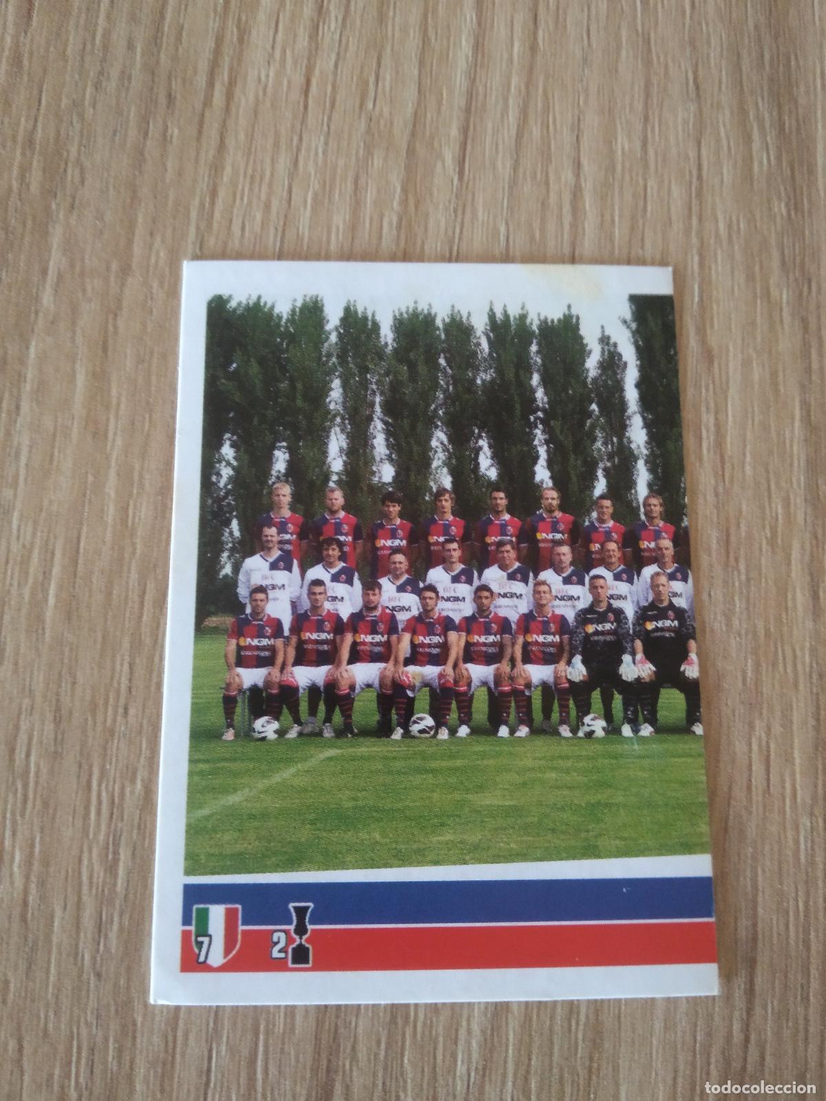 Cromos de F&uacute;tbol: 37 EQUIPO PLANTILLA BOLOGNA CROMO FUTBOL PANINI LIGA ITALIA 12-13 CALCIATORI 2012-2013