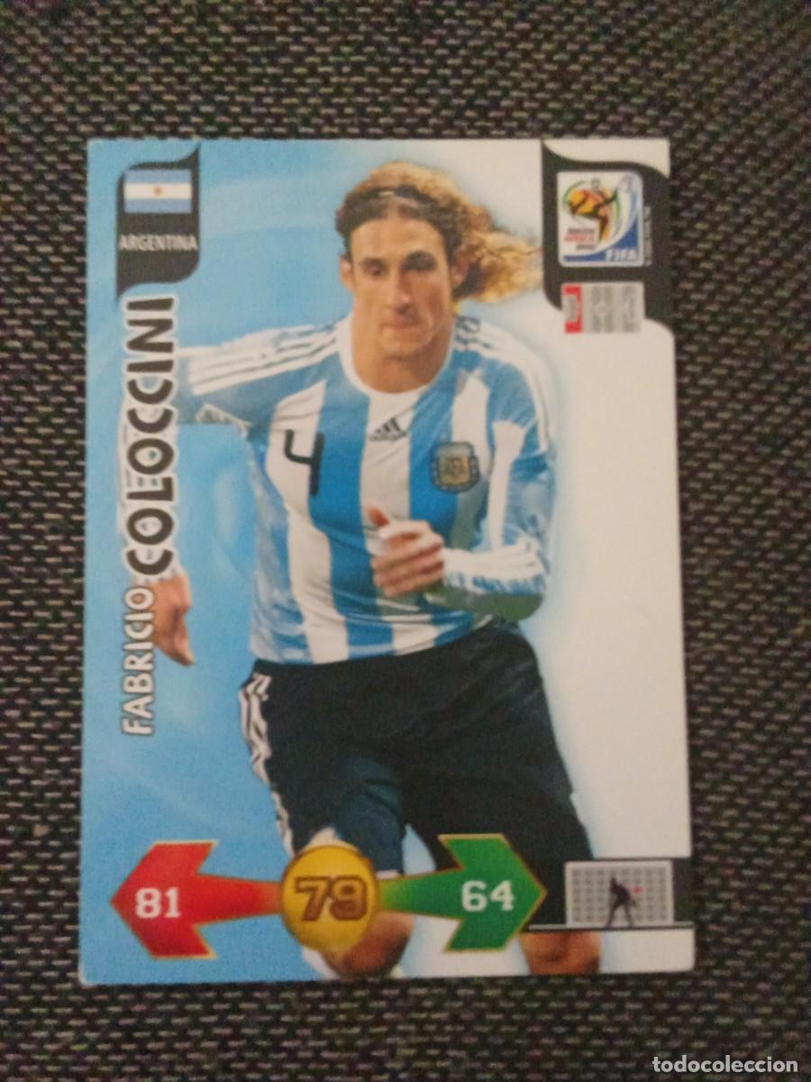 Cromos de f&uacute;tbol: Coloccini argentina ADRENALYN FIFA world CUP Sud&aacute;frica 2010