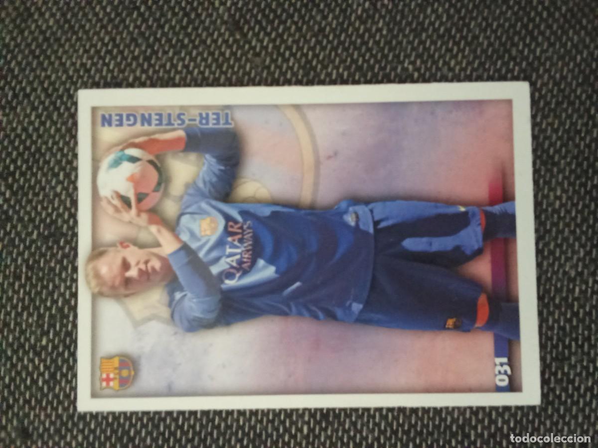 Cromos de F&uacute;tbol: 31 ter - stengen error FC Barcelona las fichas de la liga 2015