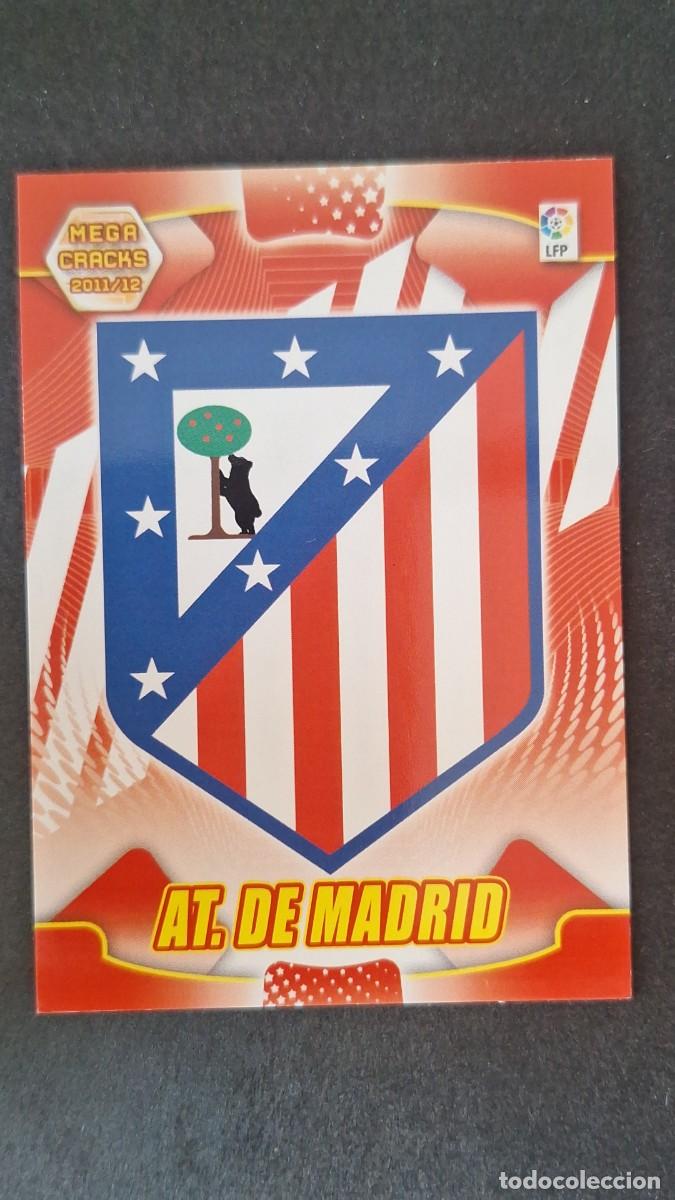 Cromos de F&uacute;tbol: L2 ESCUDO ATLETICO DE MADRID 19 PANINI MEGACRACKS 2011 2012 11 12