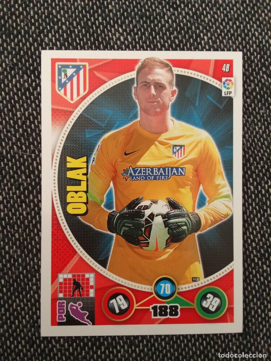 Figurine di Calcio: 48 oblak atl&eacute;tico de Madrid ADRENALYN 2014-15
