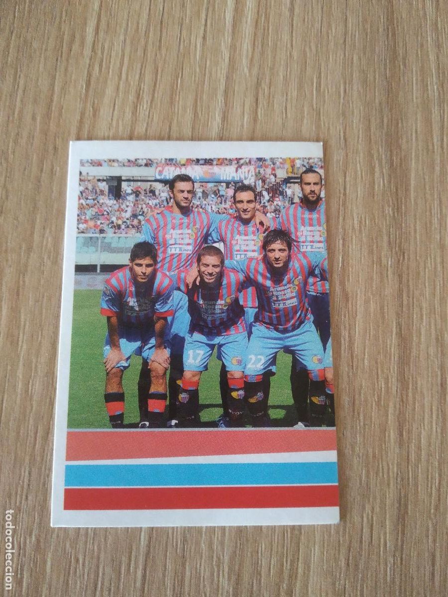 Figurine di Calcio: 85 EQUIPO PLANTILLA CATANIA CROMO FUTBOL PANINI LIGA ITALIA 12-13 CALCIATORI 2012-2013