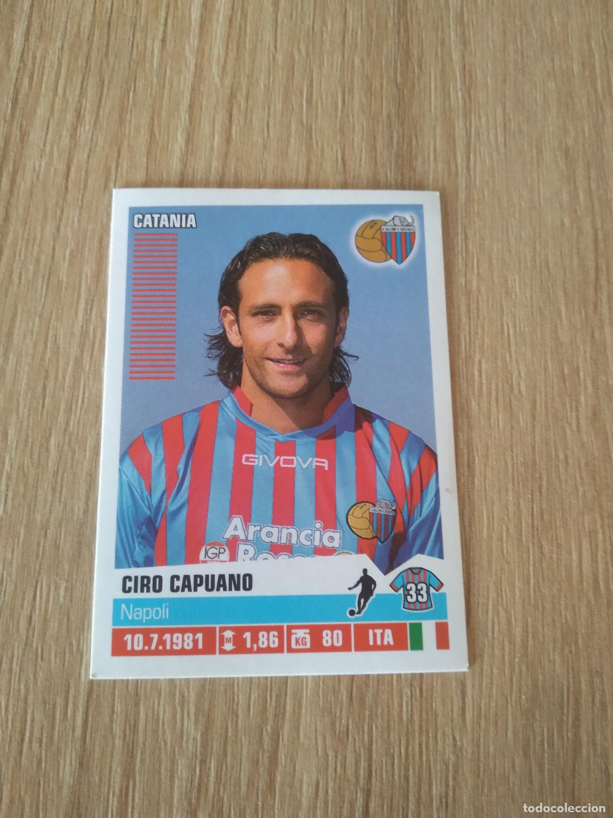 Figurine di Calcio: 92 CIRO CAPUANO CATANIA CROMO FUTBOL PANINI LIGA ITALIA 12-13 CALCIATORI 2012-2013