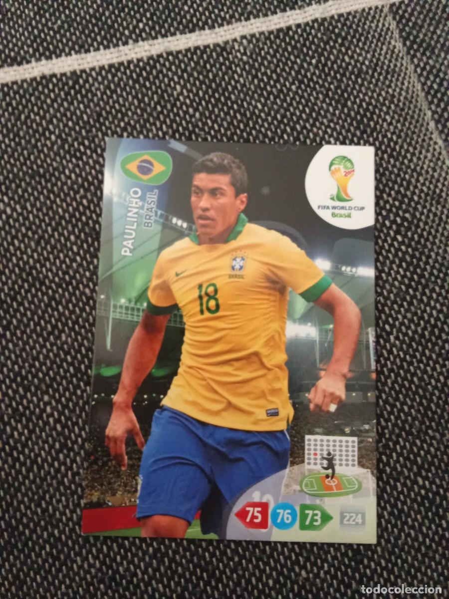 Figurine di Calcio: Paulinho brasil FIFA world CUP brasil 2014 ADRENALYN