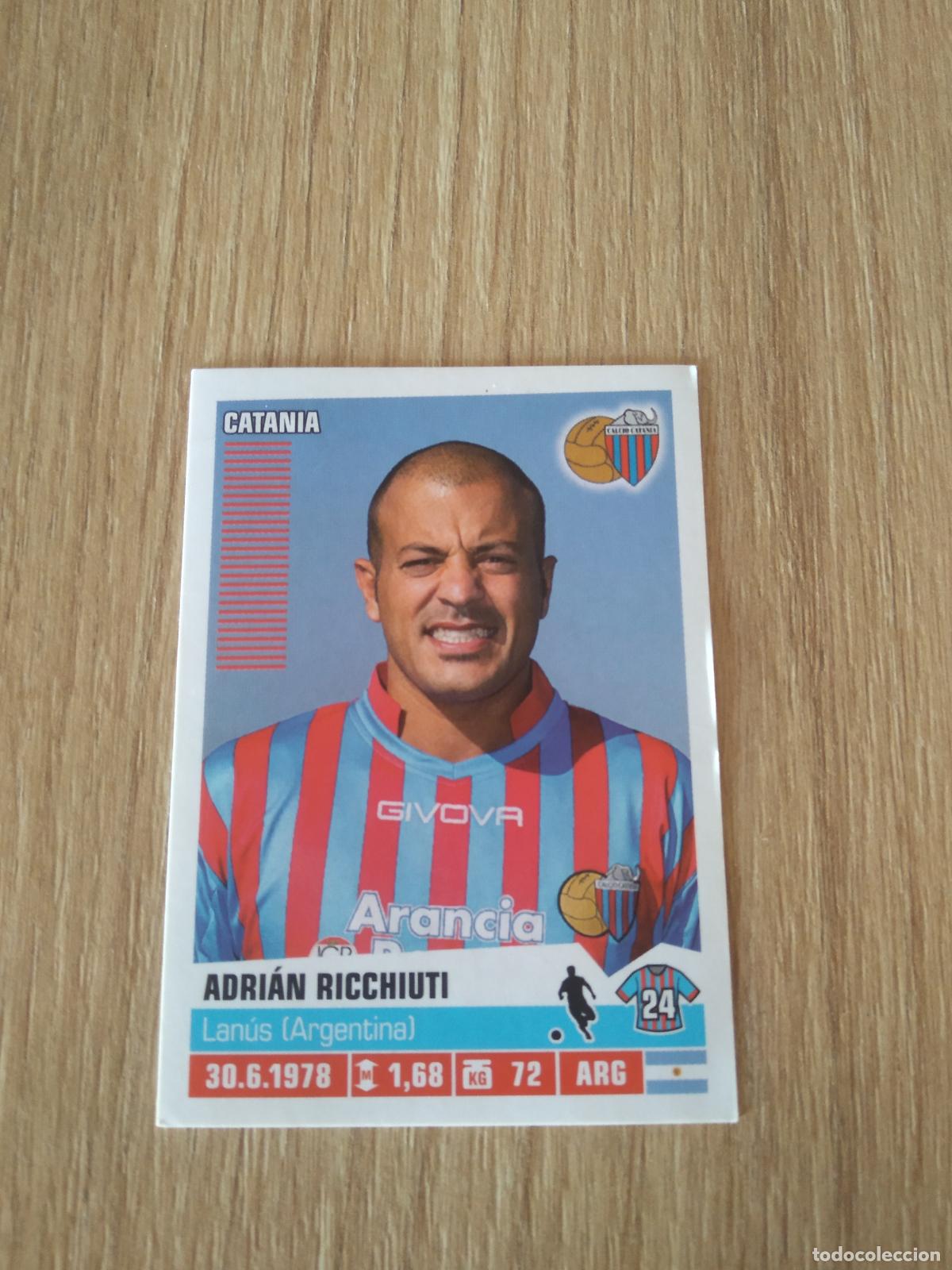 Figurine di Calcio: 97 ADRIAN RICCHIUTI CATANIA CROMO FUTBOL PANINI LIGA ITALIA 12-13 CALCIATORI 2012-2013