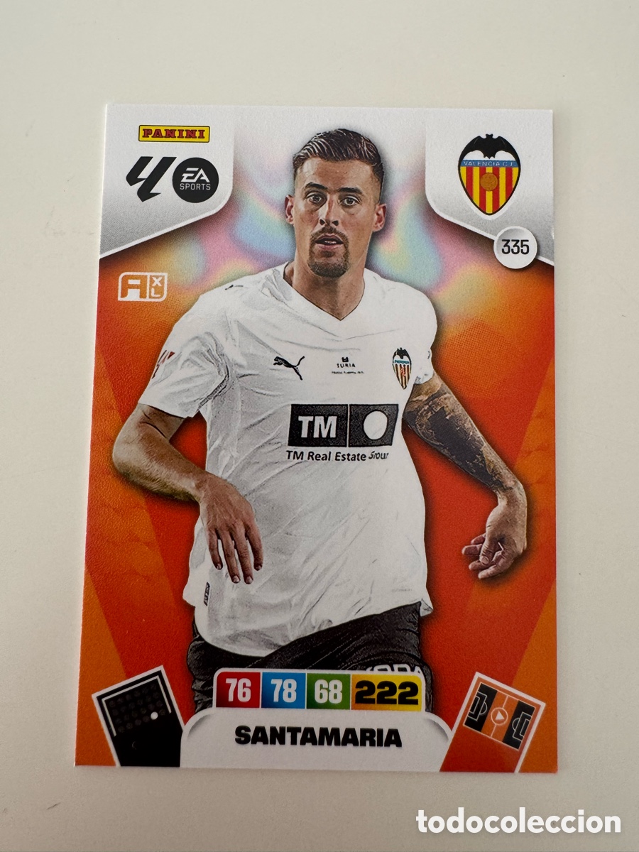 Figurine di Calcio: PANINI ADRENALYN XL LIGA 2025-2026 25-26 &ndash; Mikel Santamar&iacute;a Valencia CF N&ordm; 335