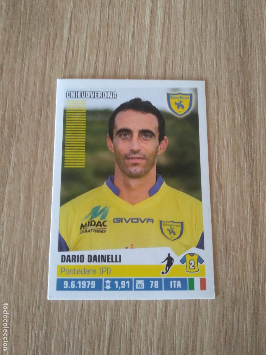 Cartes &agrave; collectionner de Football: 108 DARIO DAINELLI CHIEVOVERONA CROMO FUTBOL PANINI LIGA ITALIA 12-13 CALCIATORI 2012-2013