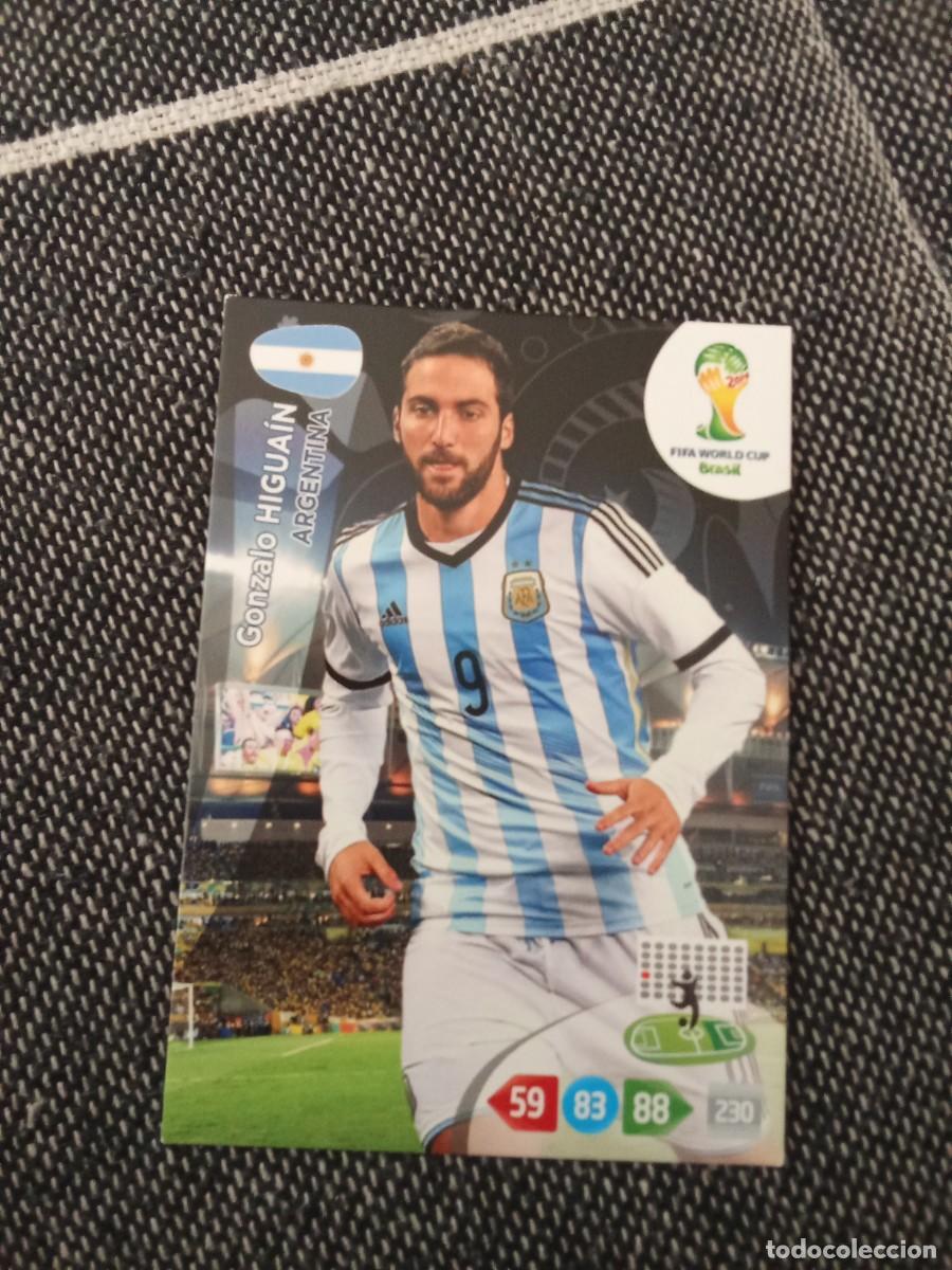 Cromos de F&uacute;tbol: Higua&iacute;n argentina FIFA world CUP brasil 2014 ADRENALYN