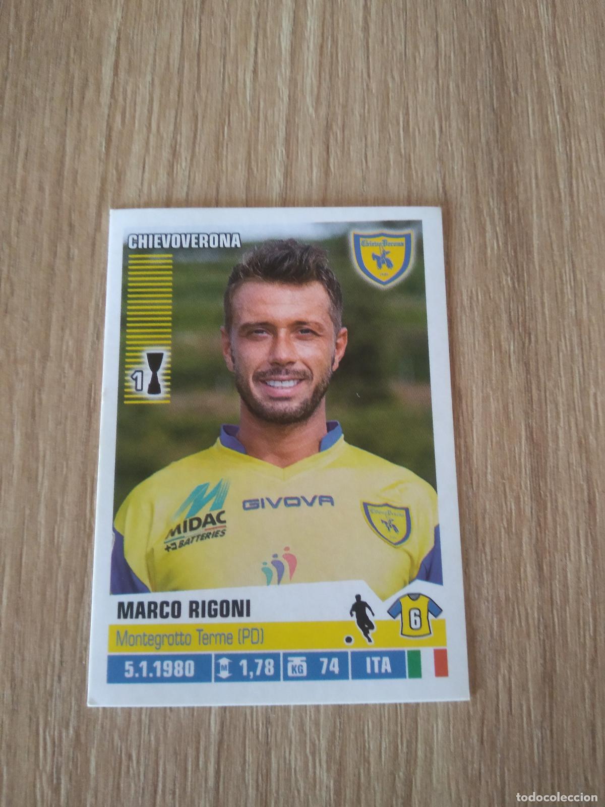 Cromos de F&uacute;tbol: 121 MARCO RIGONI CHIEVOVERONA CROMO FUTBOL PANINI LIGA ITALIA 12-13 CALCIATORI 2012-2013