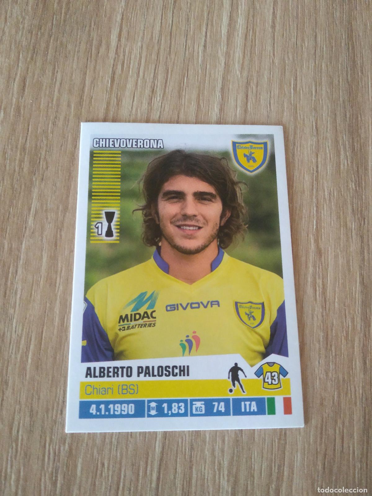 Cromos de F&uacute;tbol: 124 ALBERTO PALOSCHI CHIEVOVERONA CROMO FUTBOL PANINI LIGA ITALIA 12-13 CALCIATORI 2012-2013