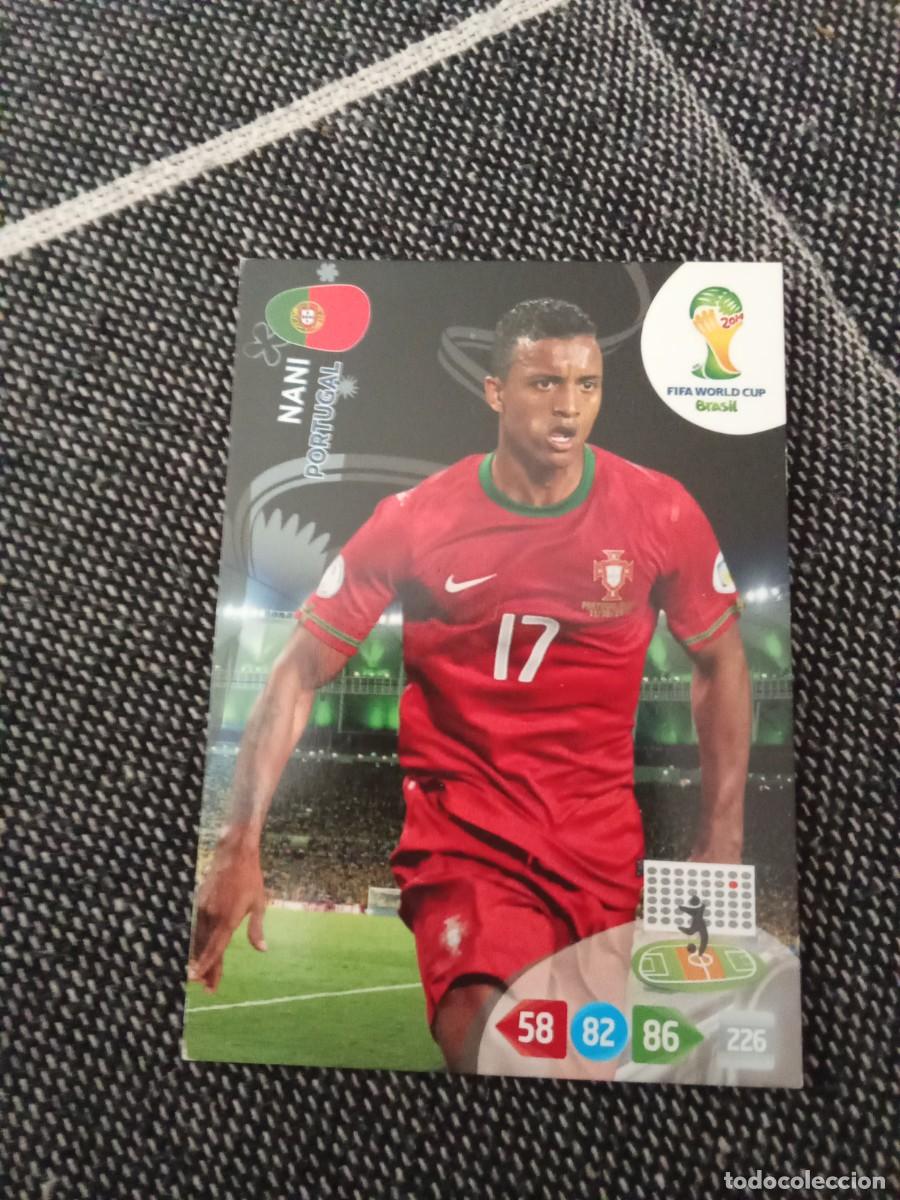 Cromos de F&uacute;tbol: Nani Portugal FIFA world CUP brasil 2014 ADRENALYN