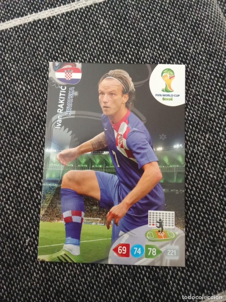 Cromos de F&uacute;tbol: Rakitic Croacia FIFA world CUP brasil 2014 ADRENALYN