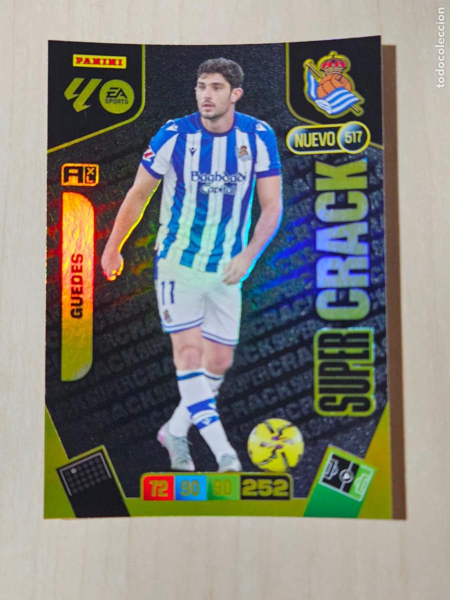 Cromos de F&uacute;tbol: FICHA N&ordm; 517 GUEDES - ADRENALYN 25 26 - PANINI 2025 - 26 - CROMO - NUEVO SUPER CRACK