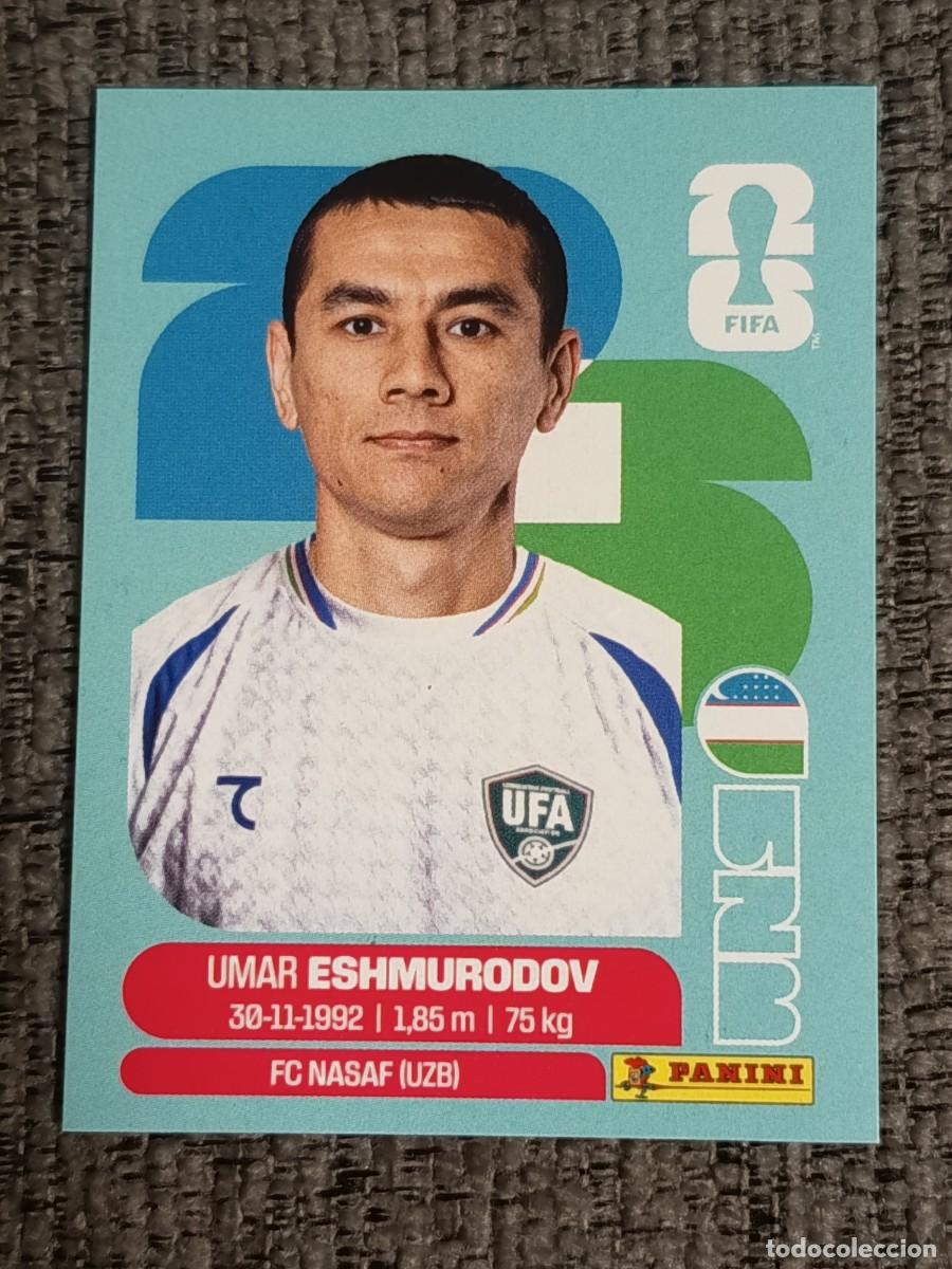 Cartes &agrave; collectionner de Football: ESHMURODOV UZB 5 STICKER MUNDIAL 2026 PANINI FIFA WORLD CUP NUEVO