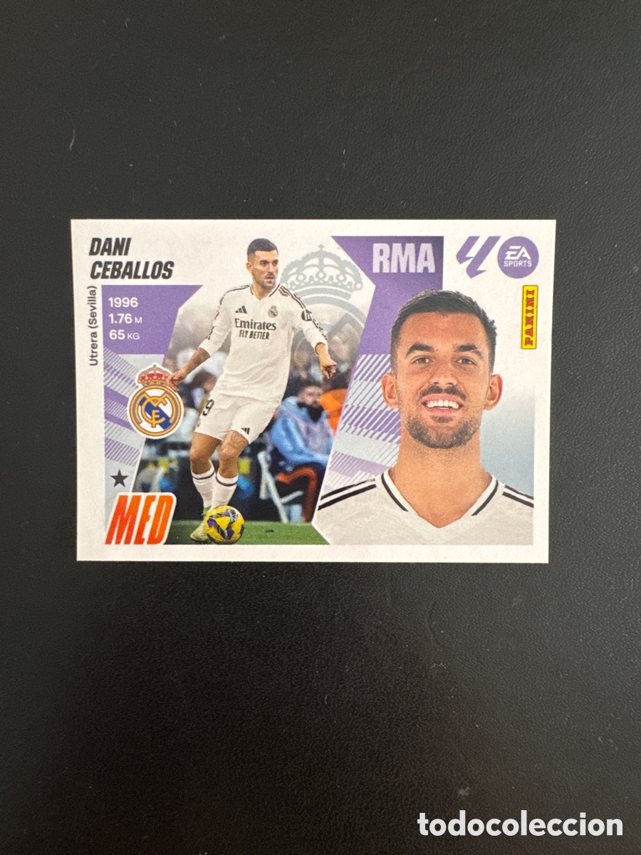 Cromos de f&uacute;tbol: CEBALLOS REAL MADRID NUMERO 13 LIGA ESTE 2025 2026