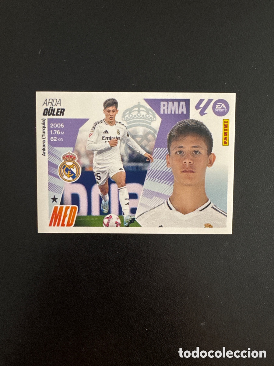 Cromos de f&uacute;tbol: GULER REAL MADRID NUMERO 16 LIGA ESTE 2025 2026