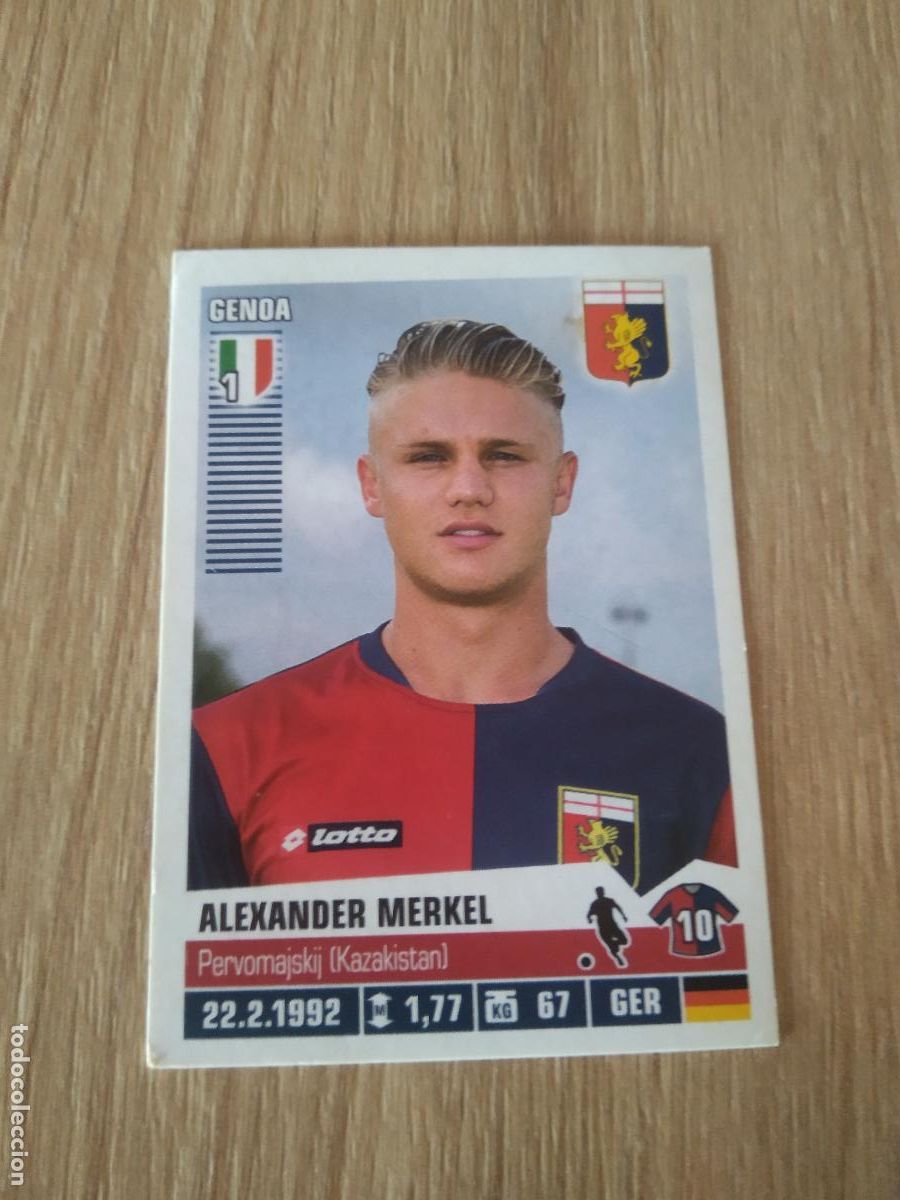 Cartes &agrave; collectionner de Football: 170 ALEXANDER MERKEL GENOA CROMO FUTBOL PANINI LIGA ITALIA 12-13 CALCIATORI 2012-2013