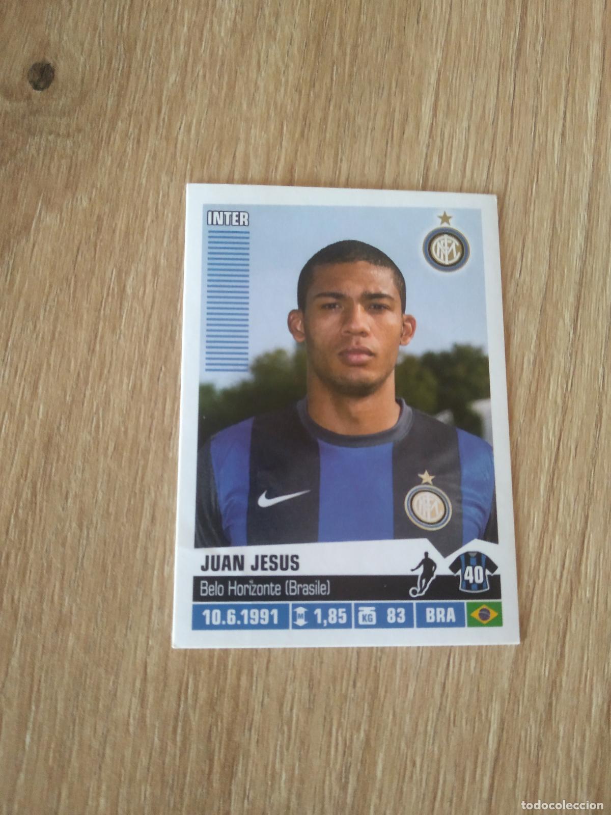 Cartes &agrave; collectionner de Football: 185 JUAN JESUS INTER MILAN CROMO FUTBOL PANINI LIGA ITALIA 12-13 CALCIATORI 2012-2013