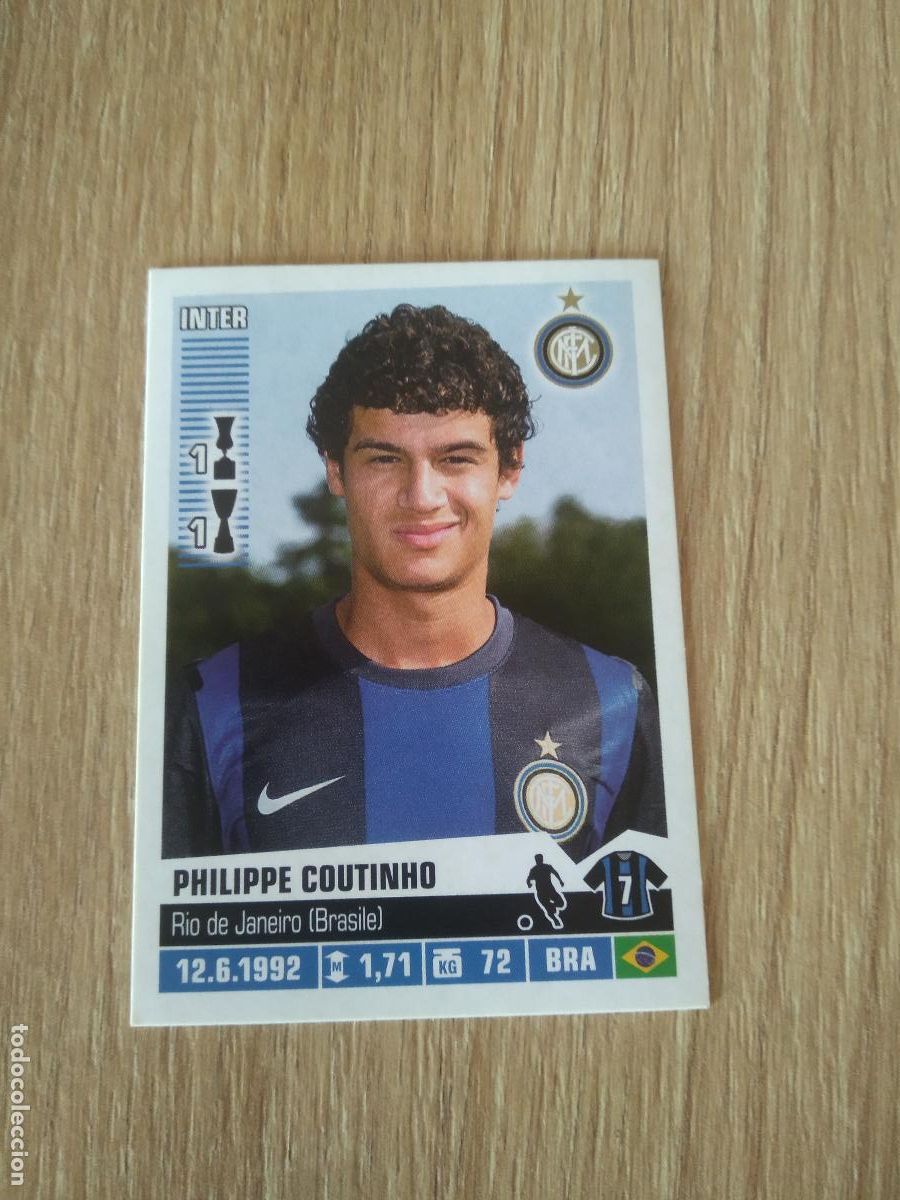 Cartes &agrave; collectionner de Football: 196 COUTINHO INTER MILAN CROMO FUTBOL PANINI LIGA ITALIA 12-13 CALCIATORI 2012-2013