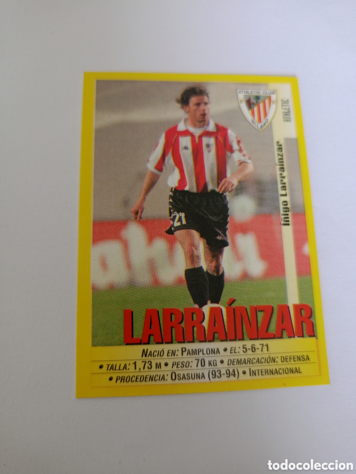 Figurine di Calcio: 137 LARRAINZAR BILBAO PANINI 1999 2000 CROMO FUTBOL LIGA 99 00 - SIN PEGAR - A154 PG16