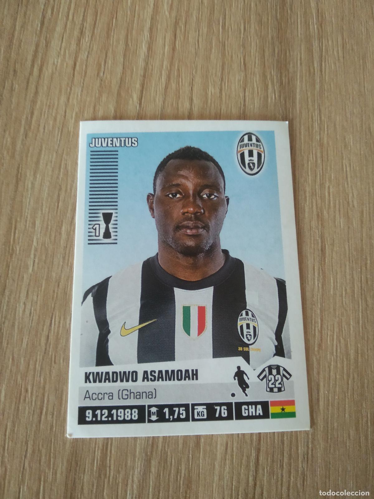 Figurine di Calcio: 217 ASAMOAH JUVENTUS TURIN CROMO FUTBOL PANINI LIGA ITALIA 12-13 CALCIATORI 2012-2013