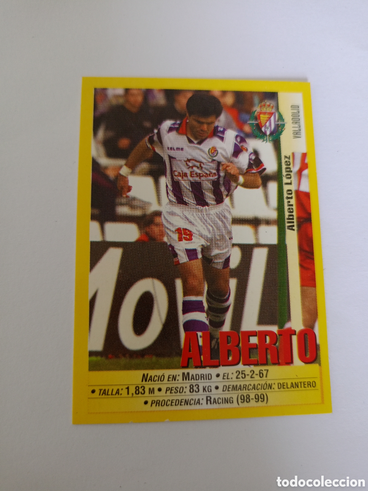Figurine di Calcio: Alberto Valladolid Panini 1999/2000 #226