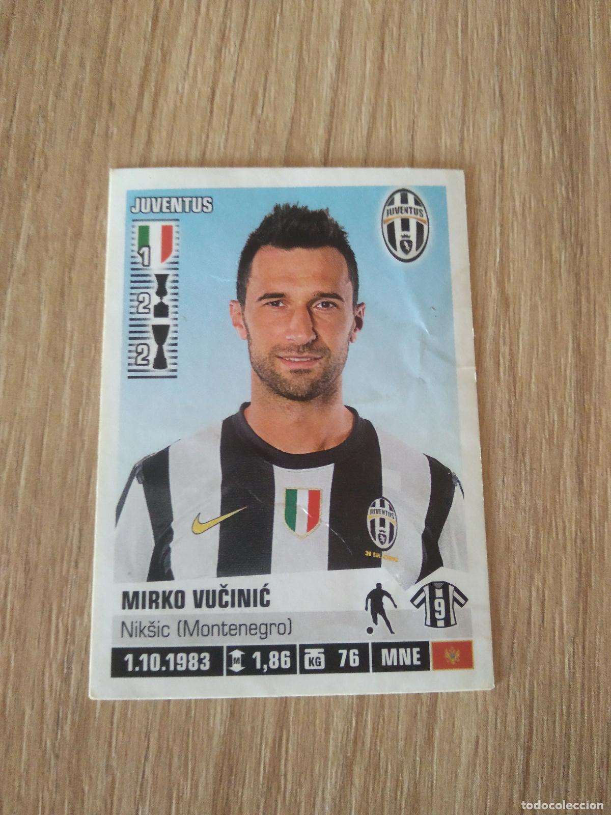 Figurine di Calcio: 221 MIRKO VUCINIC JUVENTUS TURIN CROMO FUTBOL PANINI LIGA ITALIA 12-13 CALCIATORI 2012-2013
