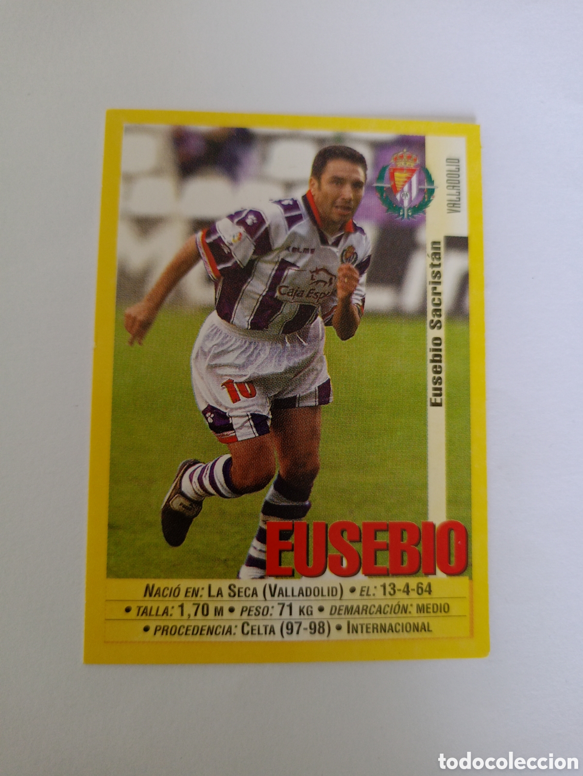 Figurine di Calcio: 221 EUSEBIO VALLADOLID PANINI LIGA TEMPORADA 1999 2000 99 00 SIN PEGAR NO ESTE