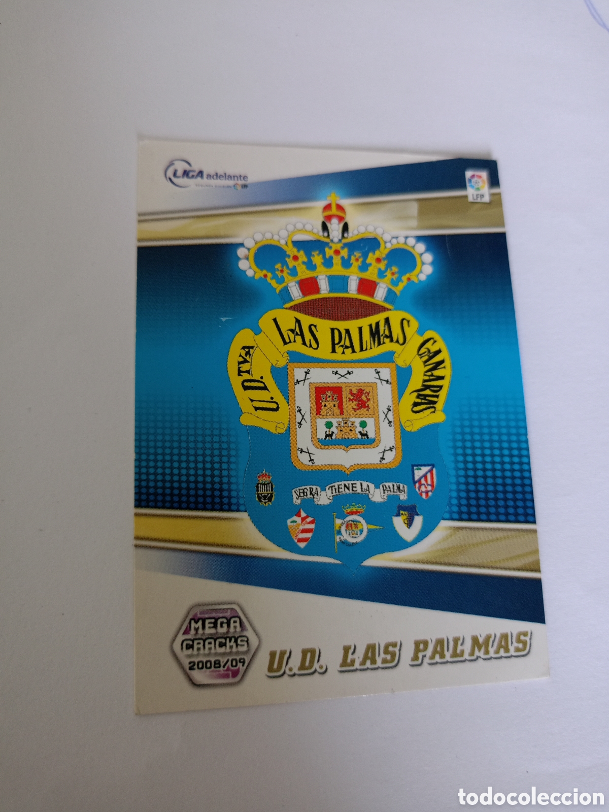 Fu&szlig;ball-Sticker: 432 Escudo - U.D. Las Palmas - 2&ordf; Division - PANINI MEGACRACKS Megafichas 2007 2008 07 08