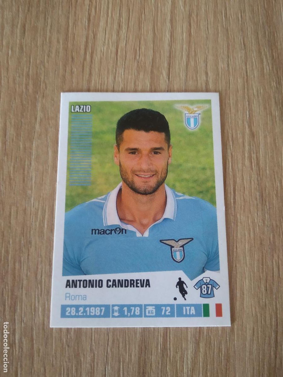 Cromos de F&uacute;tbol: 240 ANTONIO CANDREVA LAZIO CROMO FUTBOL PANINI LIGA ITALIA 12-13 CALCIATORI 2012-2013