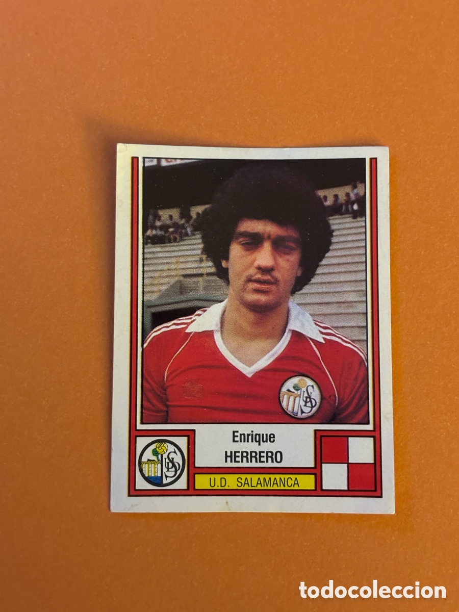 Cromos de F&uacute;tbol: 243 HERRERO - FUTBOL 83 PANINI CROMO NUNCA PEGADO - PANRICO - SALAMANCA