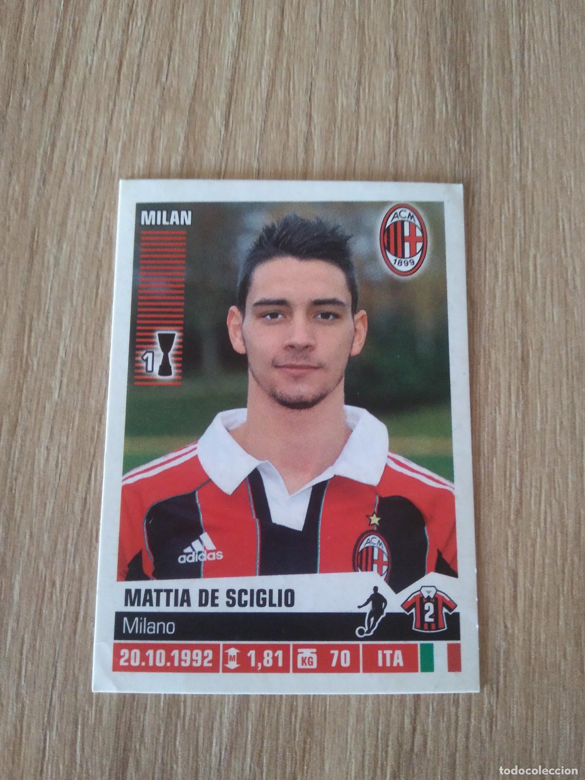 Cromos de F&uacute;tbol: 259 MATTIA DE SCIGLIO AC MILAN CROMO FUTBOL PANINI LIGA ITALIA 12-13 CALCIATORI 2012-2013