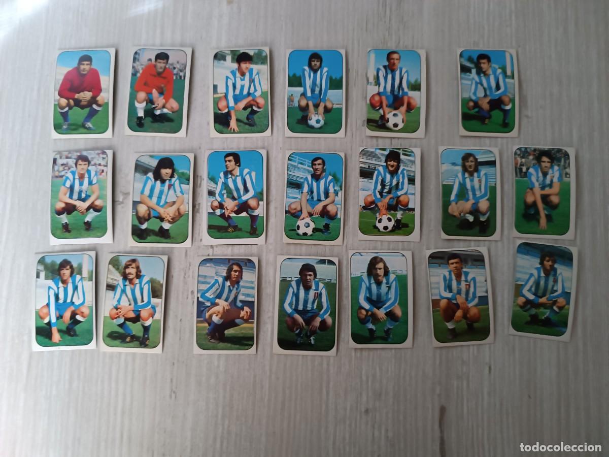 Cromos de F&uacute;tbol: LOTE DE 20 CROMOS DIFERENTES NUNCA PEGADOS M&Aacute;LAGA LIGA ESTE 76 77 1976 1977