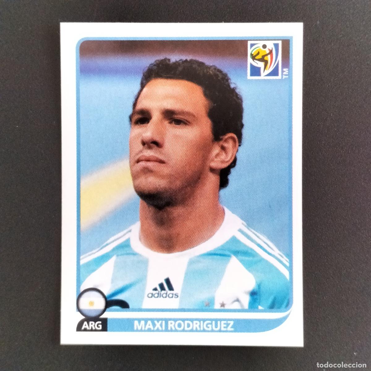 Cromos de F&uacute;tbol: 117 MAXI RODRIGUEZ ARGENTINA CROMOS MUNDIAL FUTBOL SOUTH AFRICA 2010 FIFA WORLD CUP PANINI