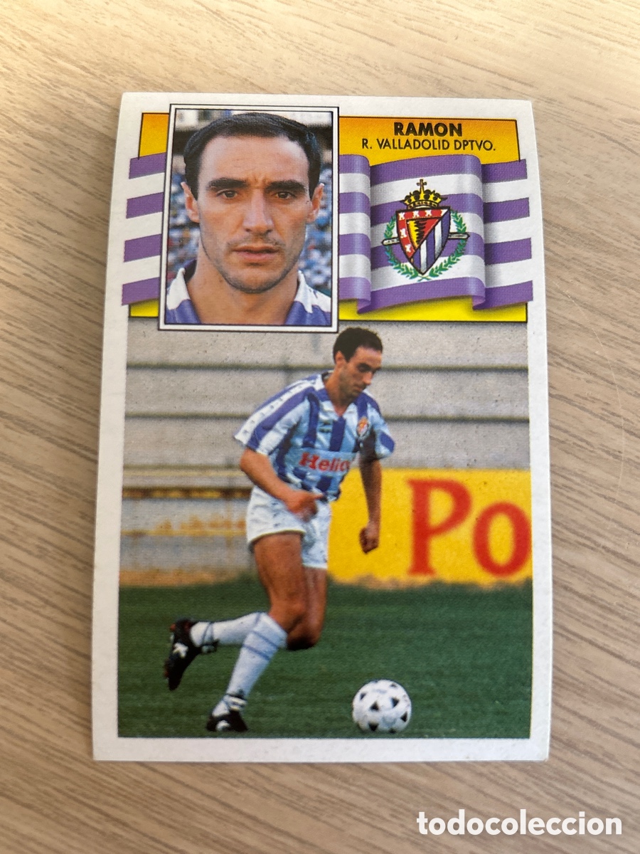 Cromos de F&uacute;tbol: RAMON REAL VALLADOLID LIGA ESTE 1990 1991 90 91 NUNCA PEGADO SIN PEGAR