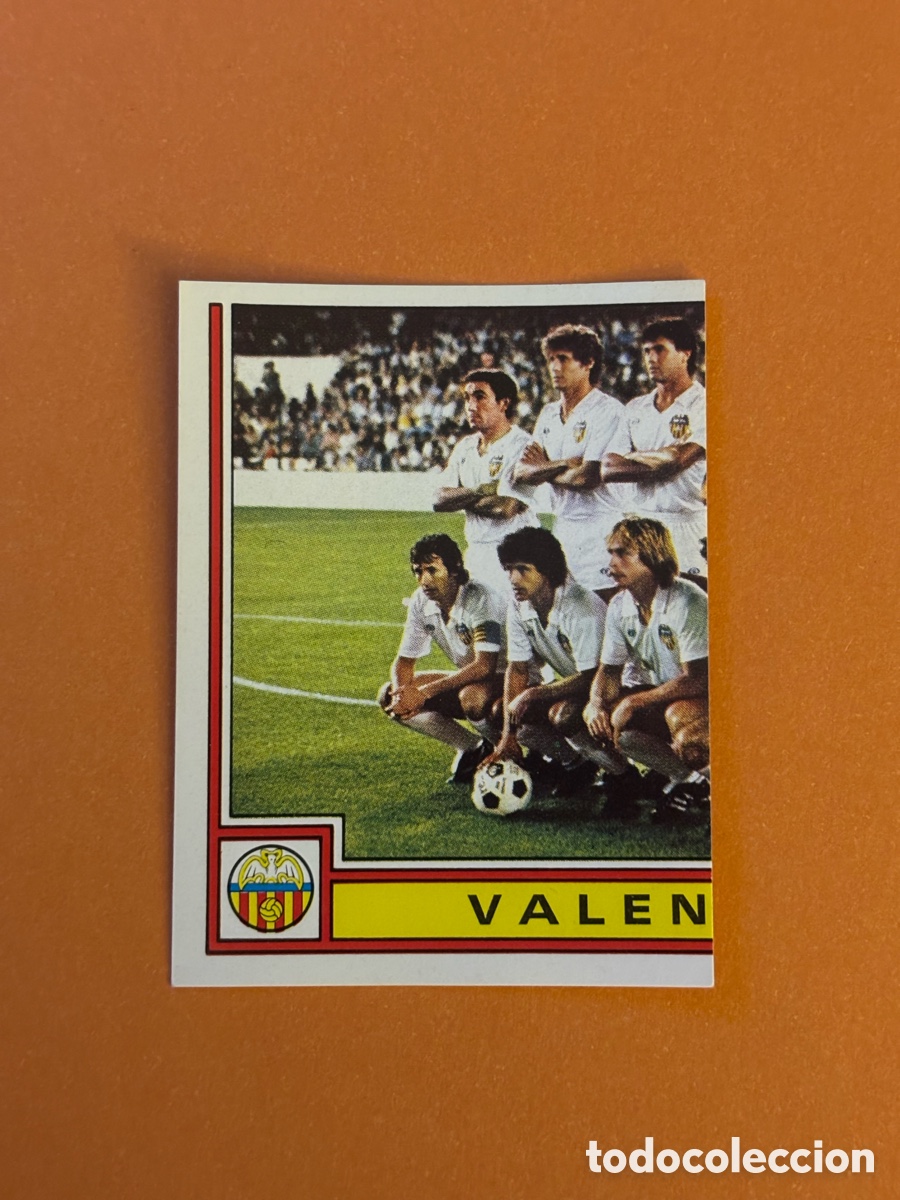 Cromos de F&uacute;tbol: PANINI - PANRICO - FUTBOL 83 - N&deg; 272 - EQUIPO IZQUIERDO - VALENCIA C.F. - 1982 1983