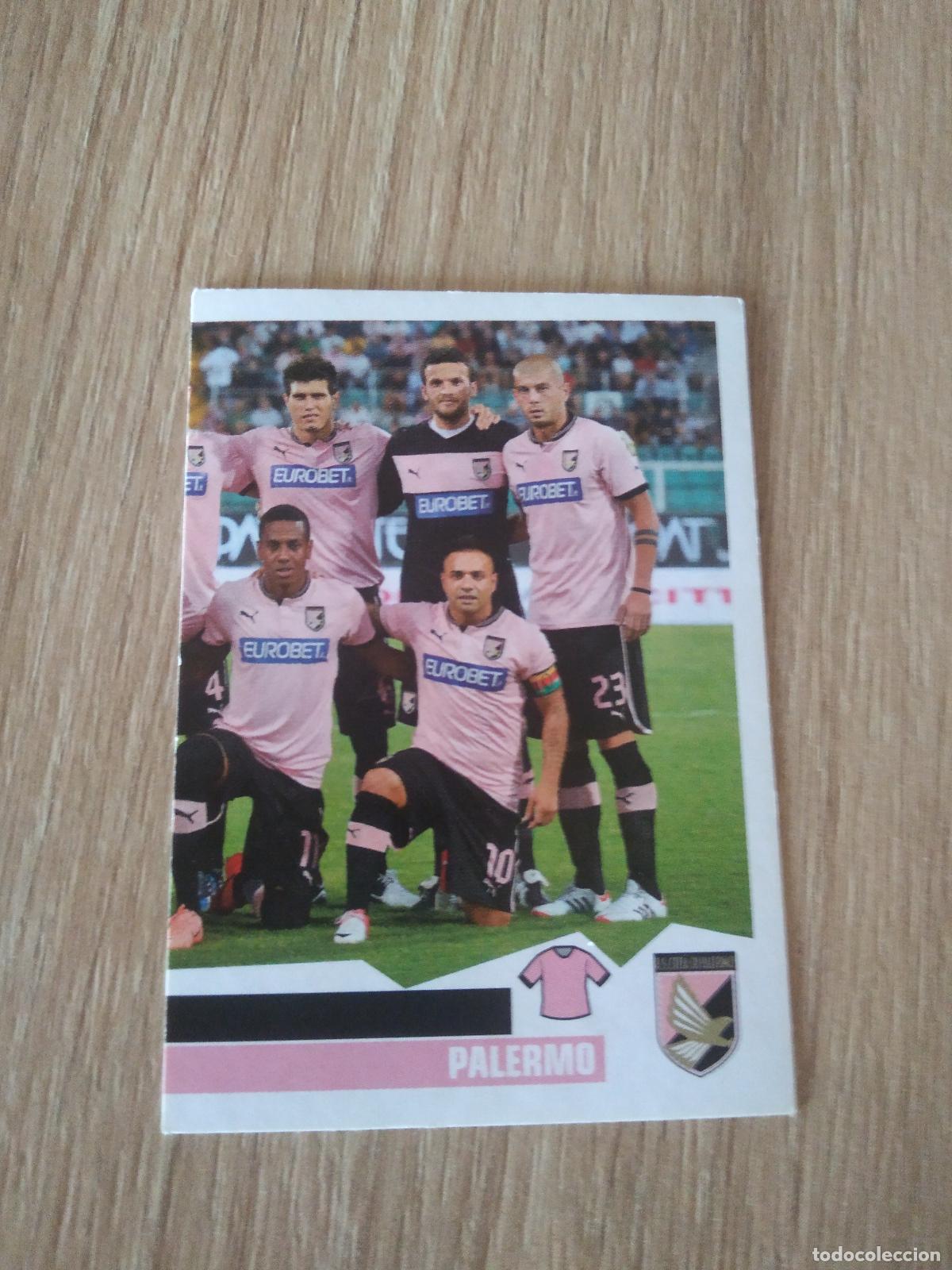 Cromos de F&uacute;tbol: 302 EQUIPO PLANTILLA PALERMO CROMO FUTBOL PANINI LIGA ITALIA 12-13 CALCIATORI 2012-2013