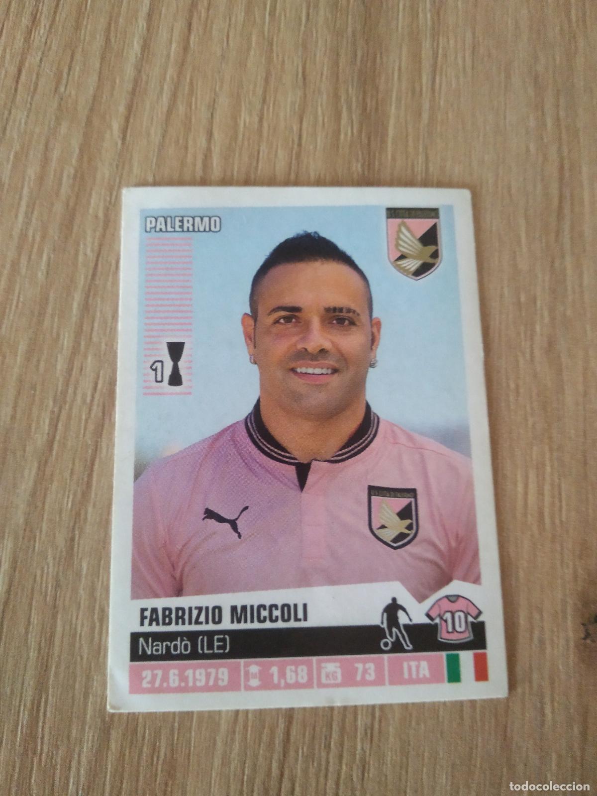 Football Stickers: 318 FABRIZIO MICCOLI PALERMO CROMO FUTBOL PANINI LIGA ITALIA 12-13 CALCIATORI 2012-2013