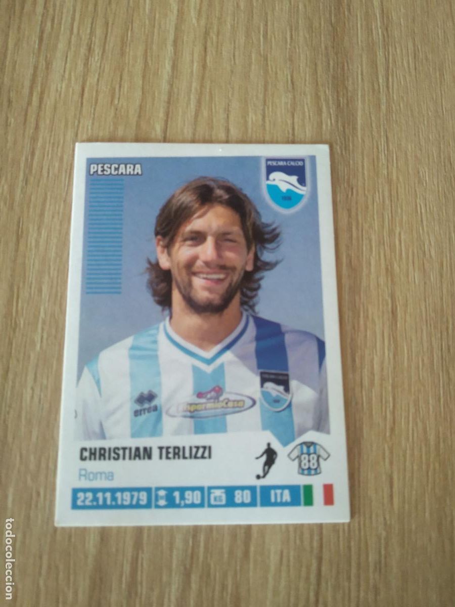 Cromos de F&uacute;tbol: 352 CHRISTIAN TERLIZZI PESCARA CALCIO CROMO FUTBOL PANINI LIGA ITALIA 12-13 CALCIATORI 2012-2013