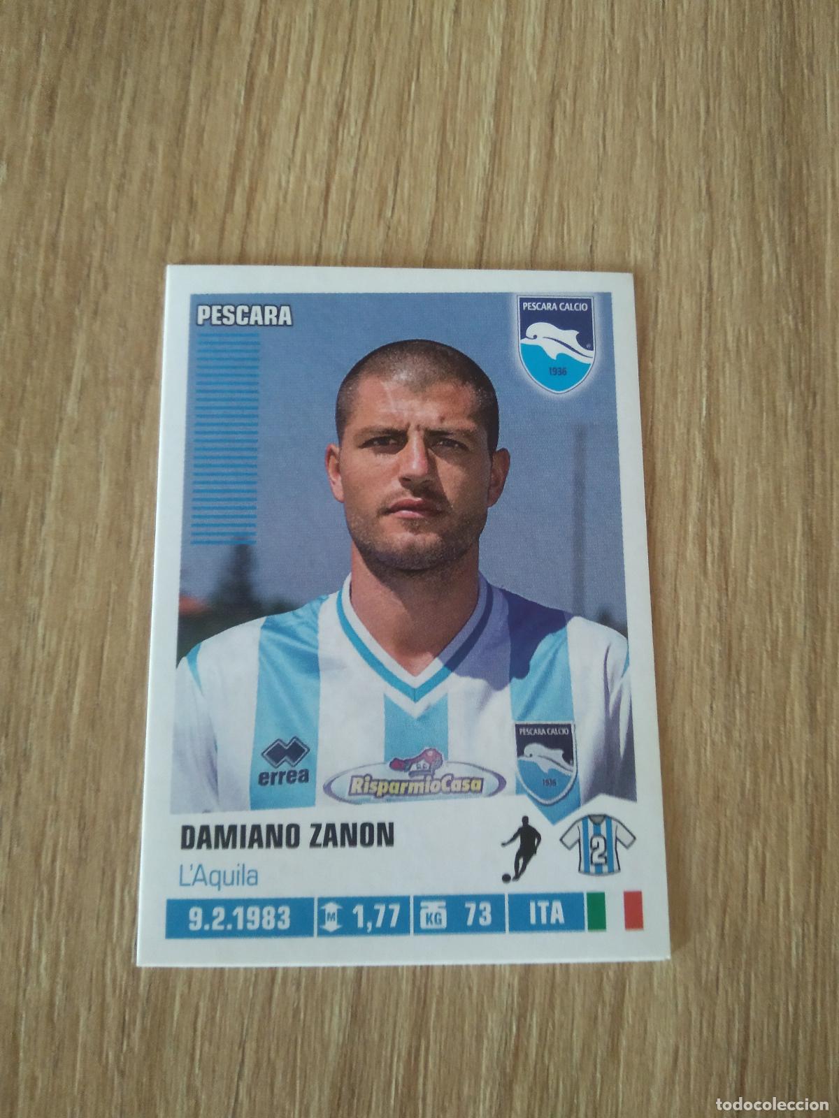 Cromos de F&uacute;tbol: 354 DAMIANO ZANON PESCARA CALCIO CROMO FUTBOL PANINI LIGA ITALIA 12-13 CALCIATORI 2012-2013