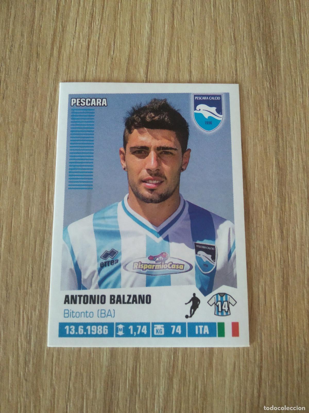 Cromos de F&uacute;tbol: 355 ANTONIO BALZANO PESCARA CALCIO CROMO FUTBOL PANINI LIGA ITALIA 12-13 CALCIATORI 2012-2013