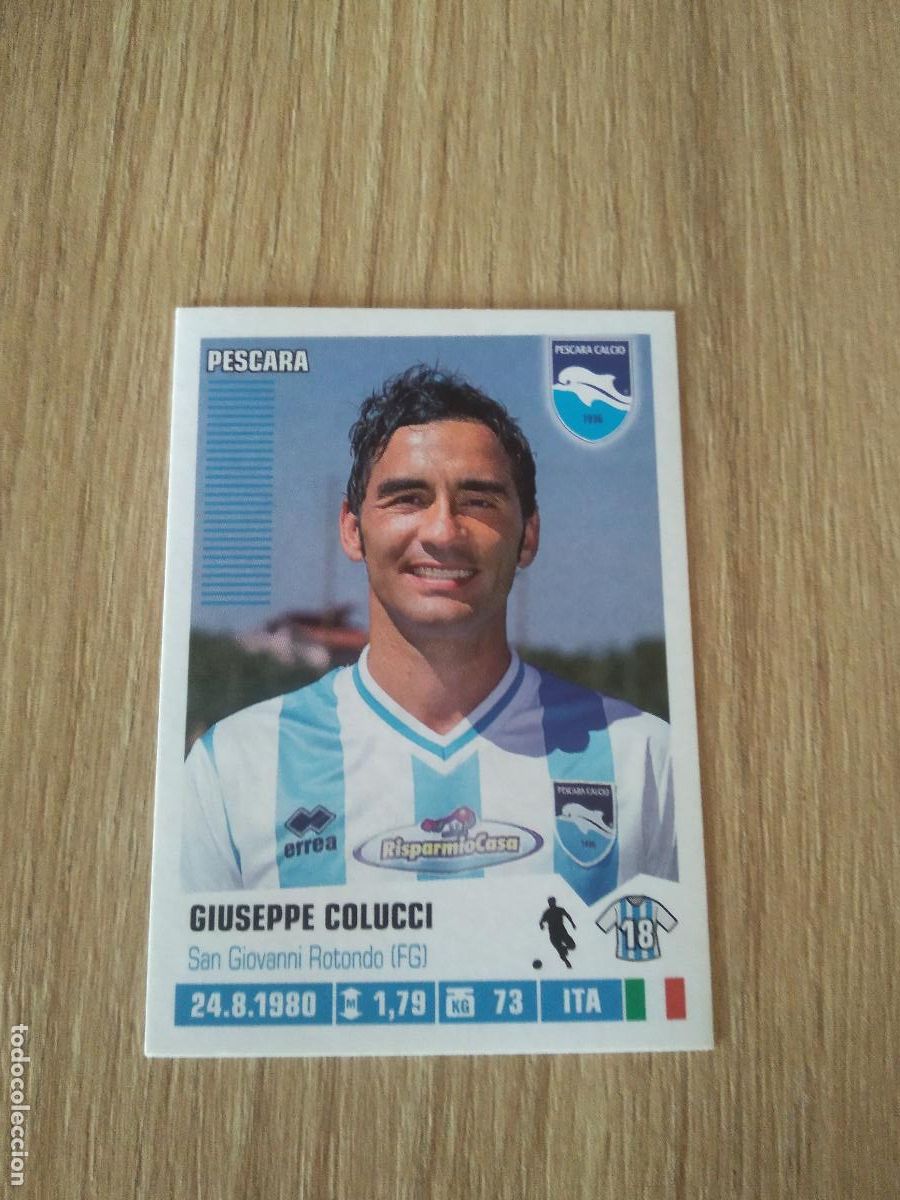 Cromos de F&uacute;tbol: 359 GIUSEPPE COLUCCI PESCARA CALCIO CROMO FUTBOL PANINI LIGA ITALIA 12-13 CALCIATORI 2012-2013