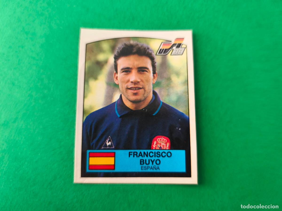 Cartes &agrave; collectionner de Football: CROMO FUTBOL BUYO ESPA&Ntilde;A RECORTADO N&ordm; 134 EUROCOPA EURO 88 PANINI