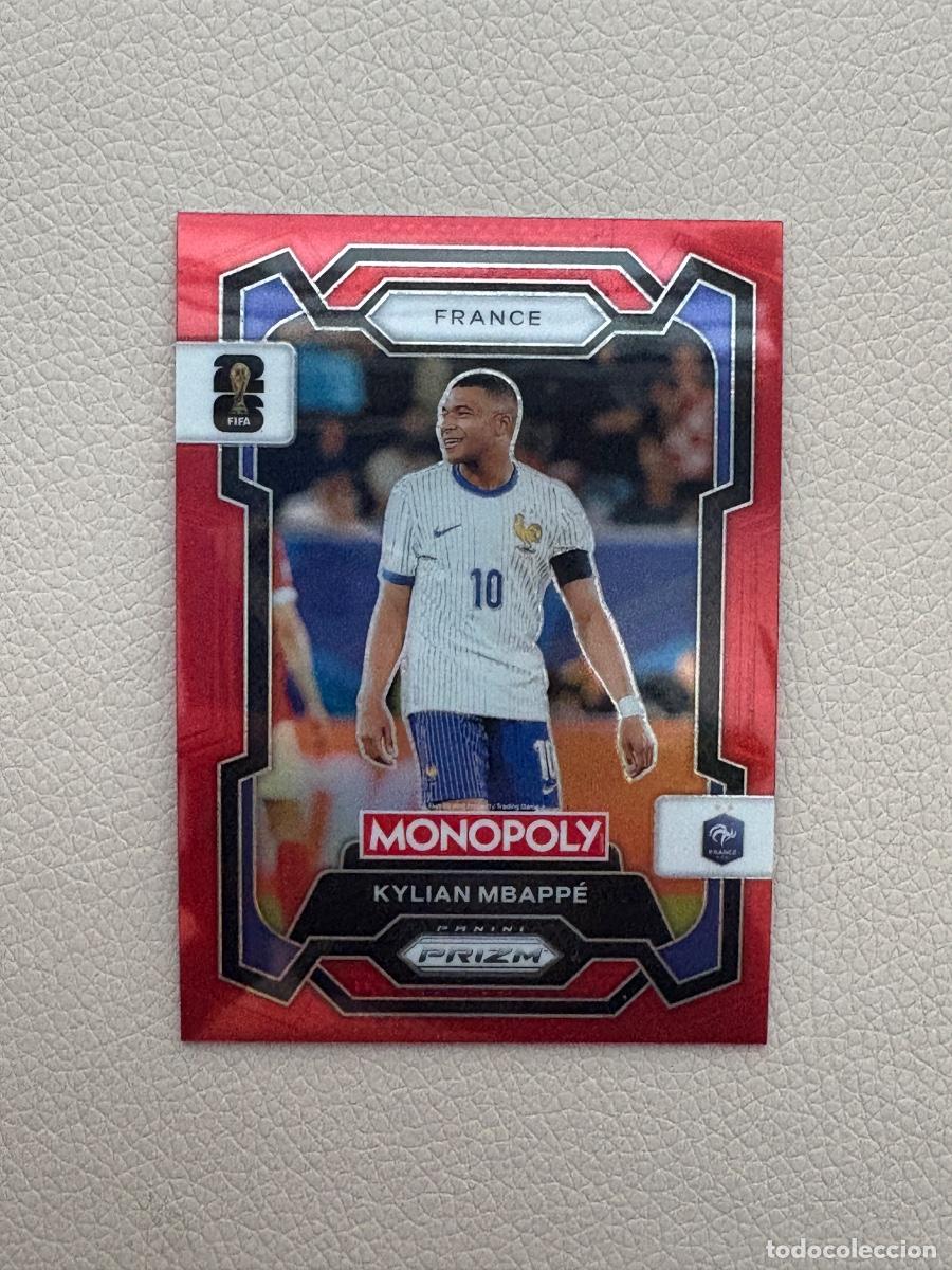 Football Stickers: 21. CROMO MBAPPE N 7 PARALELA PRIZM MONOPOLY WORLD CUP 2026
