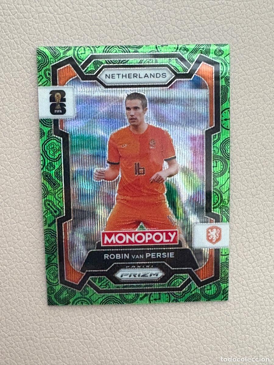 Football Stickers: 21. CROMO VAN PERSIE N 76 PARALELA PRIZM MONOPOLY WORLD CUP 2026