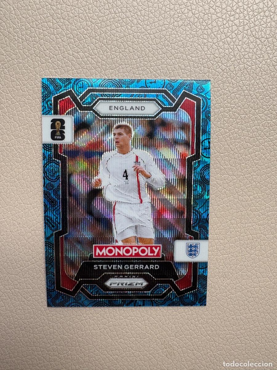 Football Stickers: 21. CROMO STEVEN GERRARD N 23 PARALELA PRIZM MONOPOLY WORLD CUP 2026