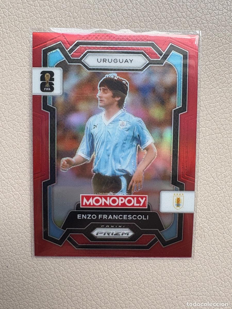 Cromos de f&uacute;tbol: 21. CROMO ENZO FRANCESCOLI N 69 PARALELA PRIZM MONOPOLY WORLD CUP 2026
