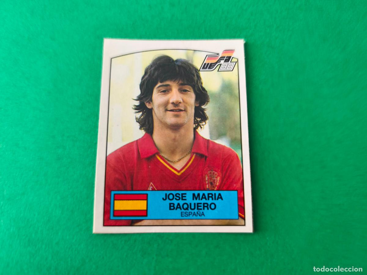 Cromos de Futebol: CROMO FUTBOL BAQUERO ESPA&Ntilde;A RECORTADO N&ordm; 151 EUROCOPA EURO 88 PANINI