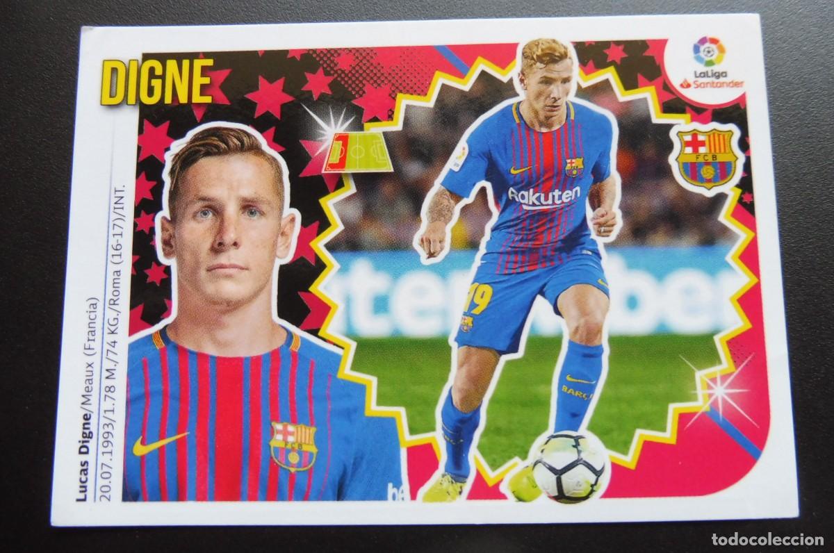 Cromos de Futebol: CROMOS PANINI - LIGA SANTANDER 2018/19 ESTE - CF. BARCELONA N&Uacute;M 7B - DIGNE